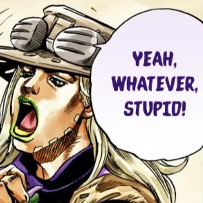 Yeah Whatever, Stupid! Discord sticker