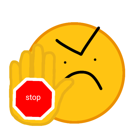 STOP Discord sticker
