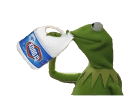 Bleach drink | Kermit Discord sticker