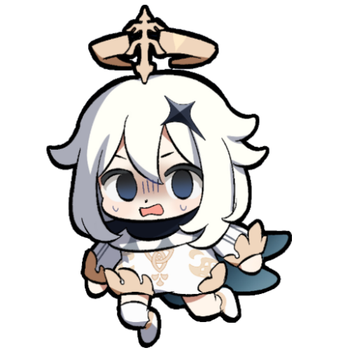 paimonscared Discord sticker