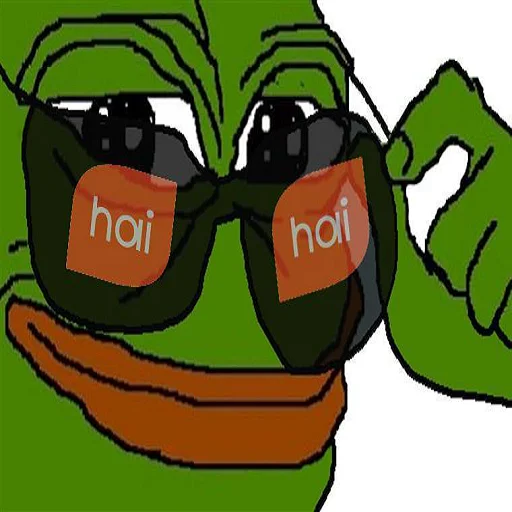 Pepe HAI Discord sticker