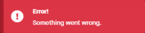 Something went wrong. Discord sticker