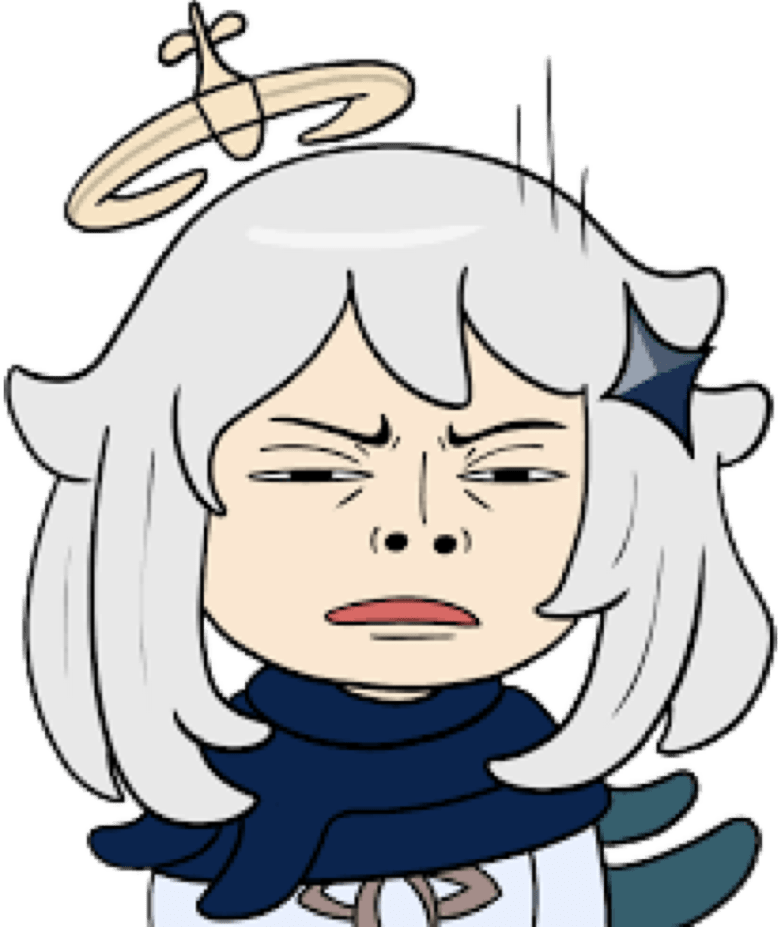 Paimon Annoyed Discord sticker