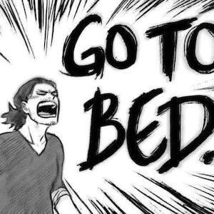 GO TO BED Discord sticker