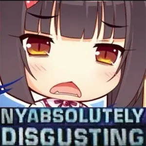 nyabsolutely disgusting Discord sticker
