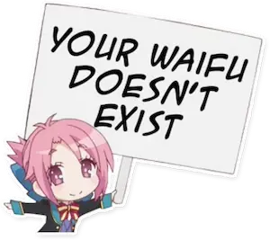 shit waifu Discord sticker