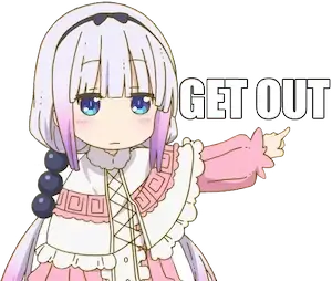 get out Discord sticker