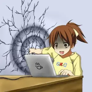 annoyed Discord sticker