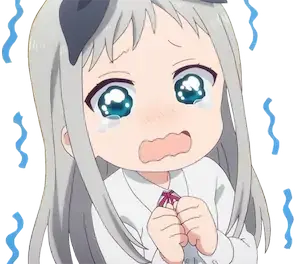 hideri scared Discord sticker