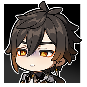 Zhongli Not Happy Discord sticker