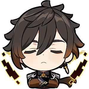 Zhongli Relieved Discord sticker