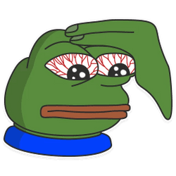 pepe-ouch Discord sticker