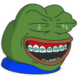 pepe-rofl Discord sticker