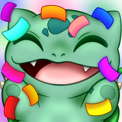 Bulbasaur Celebration Discord sticker