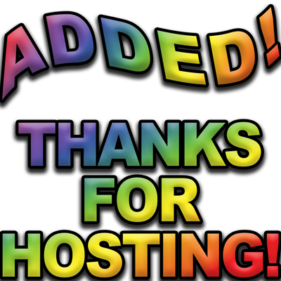 Added Thanks For Hosting Discord sticker