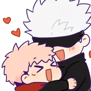 Gojo Itadori Hugs  Discord sticker