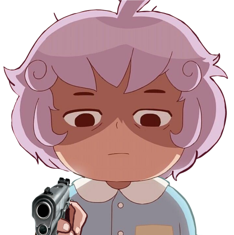 oh no... who gave him a gun Discord sticker