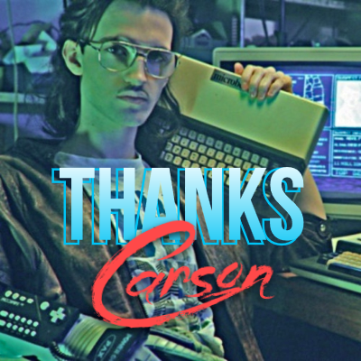 1984'd Carson Discord sticker