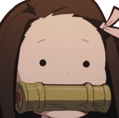 Nezuko Worried Discord sticker