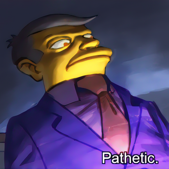 Pathetic .gg/toms Discord sticker