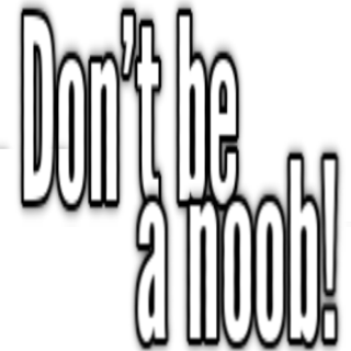 don't be a noob Discord sticker
