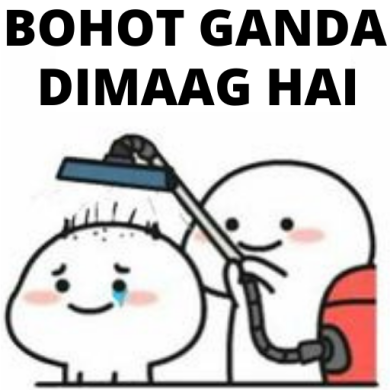 Boht ganda dimak h tumhara Discord sticker