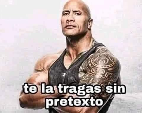 Te la tragas sin pretexto Discord sticker