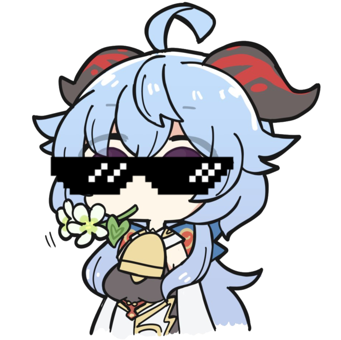 ganyuDealWithIt Discord sticker