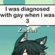 diagnosed with gay Discord sticker