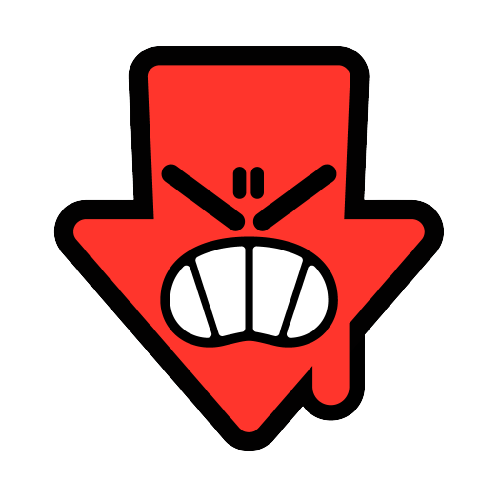 Arrow Down Discord sticker