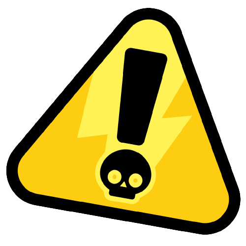 Warning Sign Discord sticker