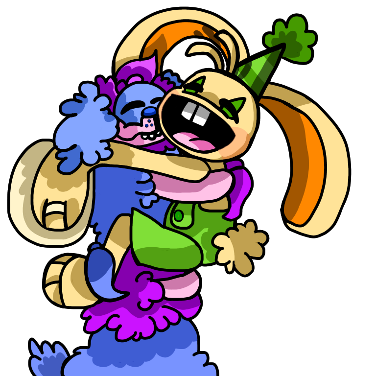 PJ Pug-a-pillar & Bunzo Hug