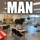 man moose Discord sticker