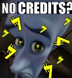 No Credits? Discord sticker