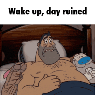 going back to bed Discord sticker