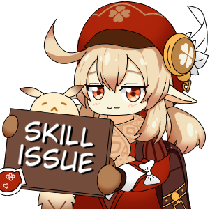 Skill Issue Discord sticker