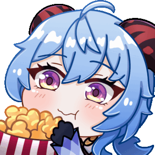GanyuPopcorn Discord sticker