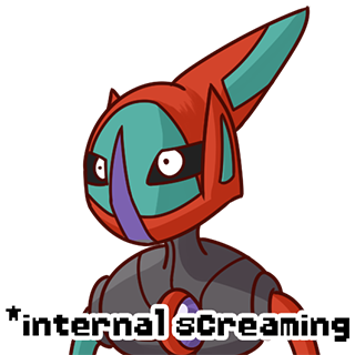 *internal screaming Discord sticker