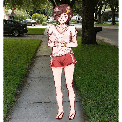 komugi doing it to 'em Discord sticker