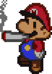 Paper Mario 420 Discord sticker