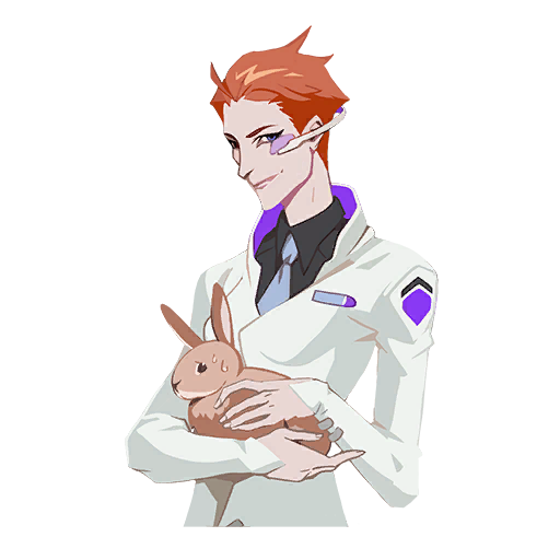 Moira conejito Discord sticker