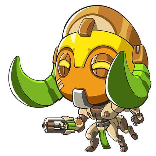 Orisa mono Discord sticker