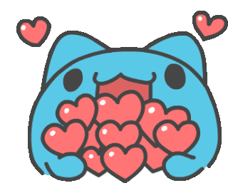 cat_share love Discord sticker