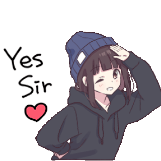 menhera-yes-sir Discord sticker