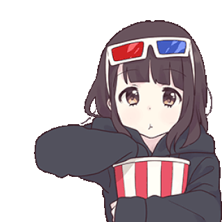 menhera-popcorn Discord sticker