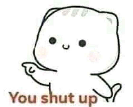 shut_up Discord sticker