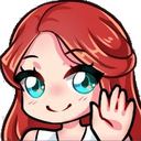 Приветик (с) Мэг Томас Discord sticker