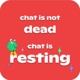 Chat Not Dead Discord sticker
