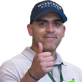 Pastor Maldonado Thumbs Up