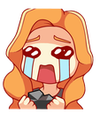за что ты так со мной (с) Кейт Discord sticker